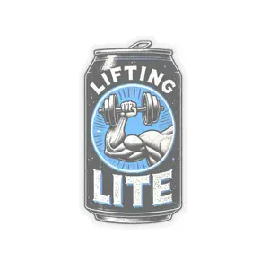 Copy of Lifting lite sticker, hooded skull with kegs