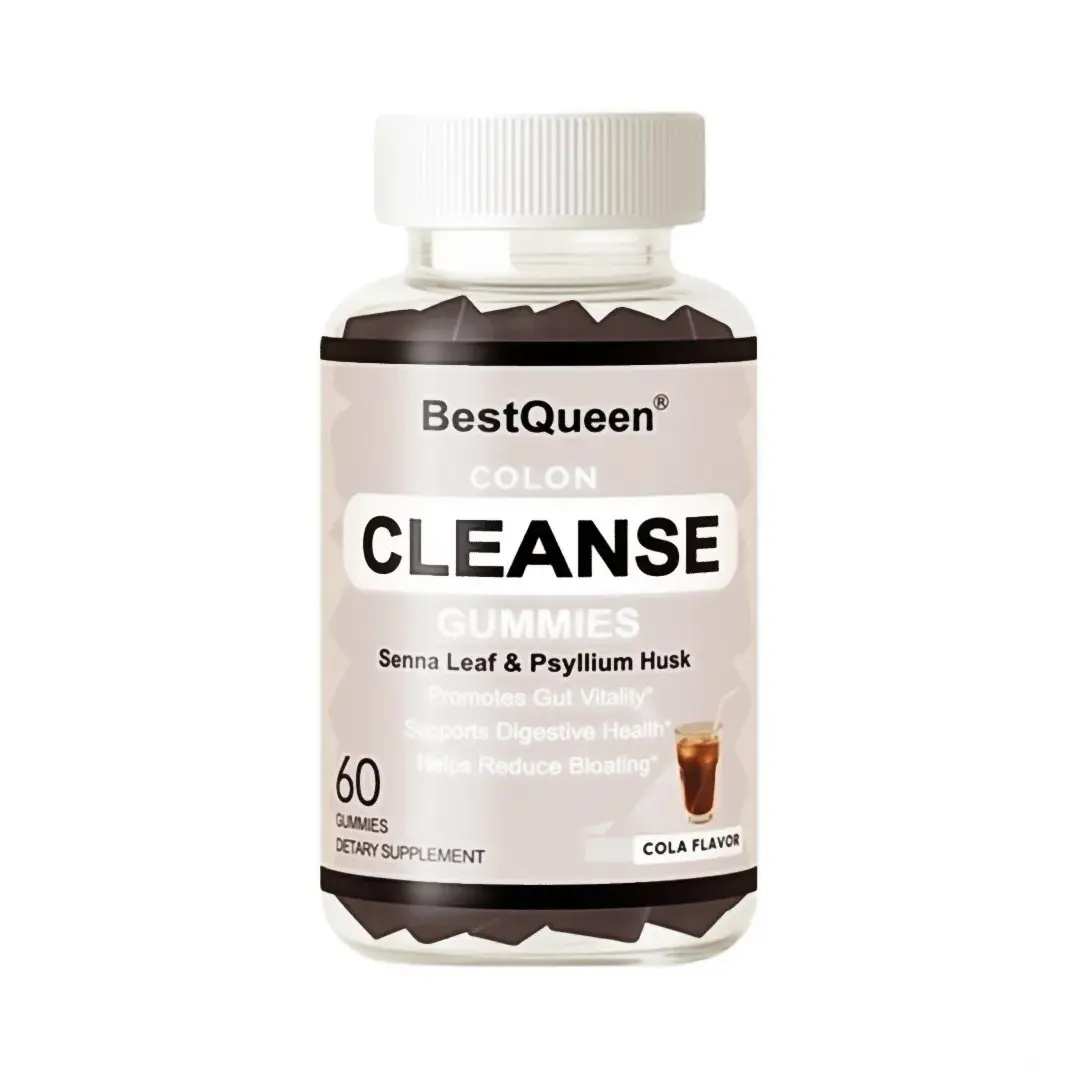 BestQueen Colon Cleanse Gummies, Colon Cleanse Daily Supplements,Plant Extracts,Vegan,Flaxseed Powder,Aloe,Psyllium,Mct Oil,Sodium,Senna Leaf,Licorice Root,daily Supplements,Non-GMO, Healthcare Beauty Dietary Edible.Promotes Gut Vitality