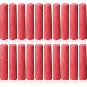 20 Pcs Sidewalk Chalks for Kids Non Toxic Jumbo Chalk for Party Gift Outdoor Art Classroom Play Painting (Red)