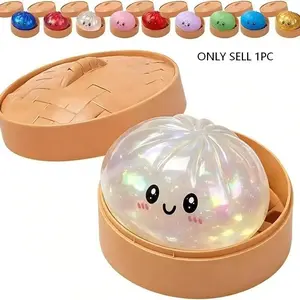 Cute Dumpling Squeeze Toy Box - Creative Sensory Game & Stress Reliever, Soft Dough Fidget Ball for Office, School, or Casual Play