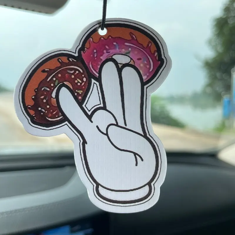Car Air Freshener Scented Paper Pendants, Natural Essential Oil Fragrance Diffusers, Car Aroma Diffuser for Car Interior Decoration & Stress Relief Gift Ideas, Car Interior Accessories, Car Accessory, Car Aromatherapy