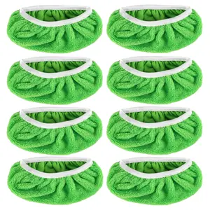 8Pcs/Set Reusable Microfiber Mop Pads Replacement for Swiffer Sweeper Mop,Dry Sweeping Cloths and Wet Mopping Cloths,for Household Cleaning,Washable Wet Pads(Excluding Mop),Hand Tools Kits,Summervibes
