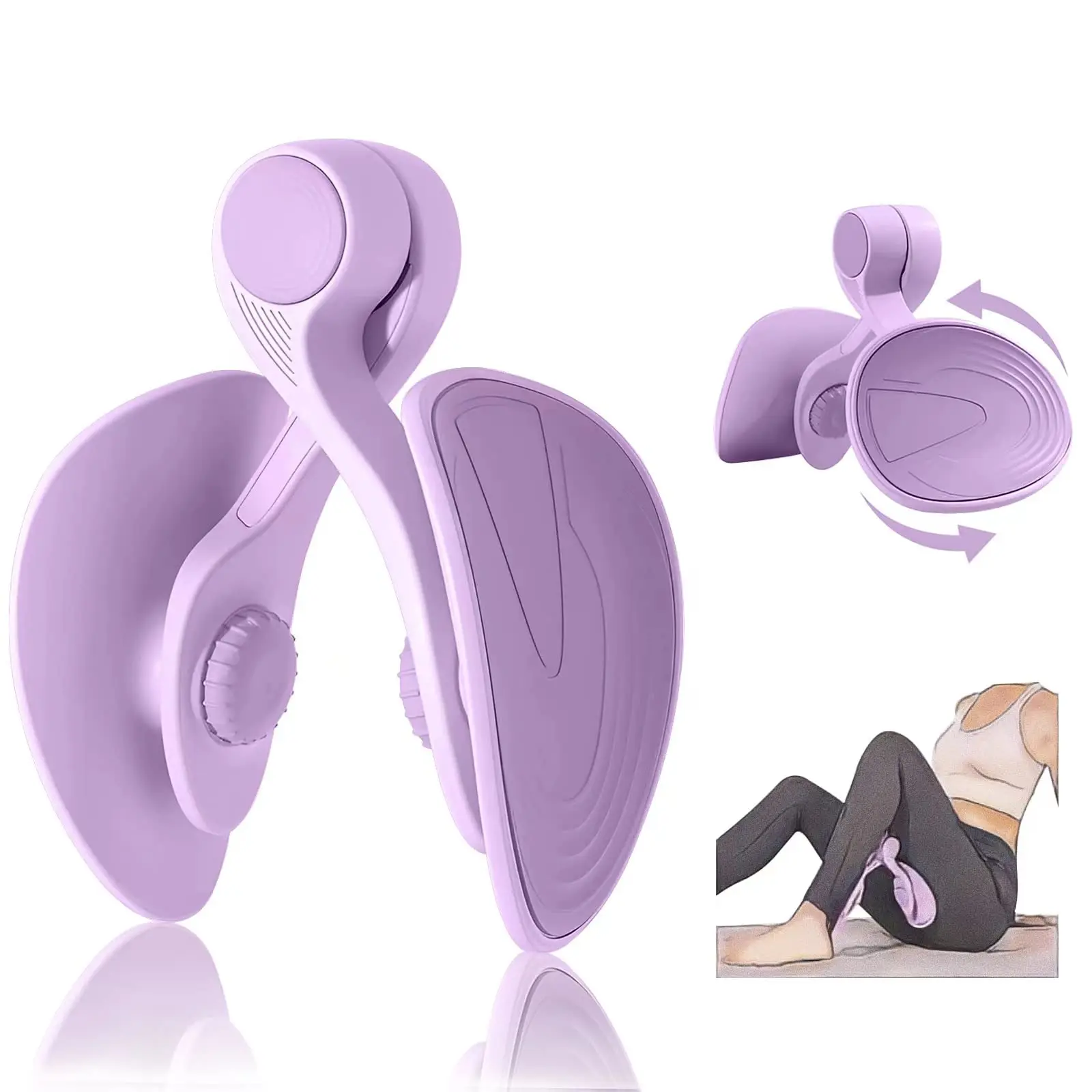 Hip Trainer Kegel Exerciser, Pelvic Floor Trainer, Kegel Trainer for Postpartum Rehabilitation, Trimmer Inner Thigh, Thigh Toner Workout