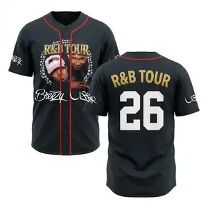 2026 Tour Inspired R&B Baseball Jersey, Raymond & Brown Tour 2026 Merch,  Raymond R&B Concert Tee, Gift For Fan SS4