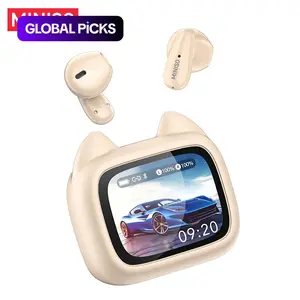 Miniso Ms102 True Wireless In-Ear Translation Headphones Bluetooth-compatible 6.0, LCD Display Charging Box, HiFi Sound, Real-Time Translation, Wireless Music Earphones #GLOBAL PICKS