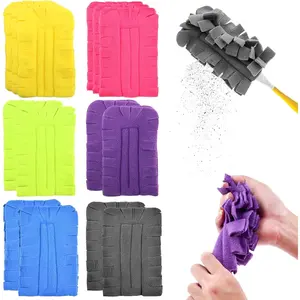 14 count Duster Refill Fleece Refills for , Dry/Wet Dual Use Clean Heads  Fleece Duster Pads Refills for Ceiling Fan, Hardwoods Window Kitchen Floor