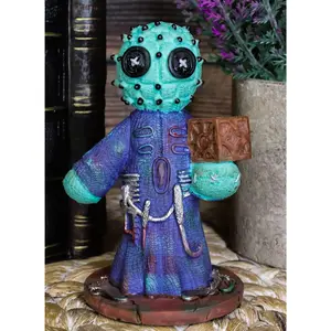 Ebros Pinheadz Monster with Voodoo Stitches Figurine 4.25"H (Pinhead Hellbound)