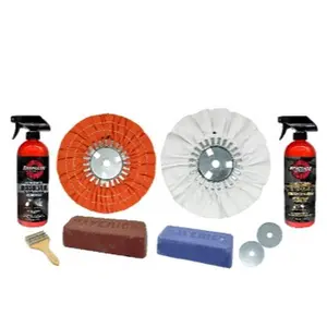 Renegade Products | Cast Wheel Polishing Bundle – Complete 8-Piece Metal Polishing Kit for Deep Cleaning, Cut, Color & Mirror Shine Finish