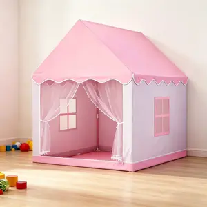 Fairy Tale Castle Tent, Portable Outdoor Play Tent with Storage Bag, Foldable Design for Boys and Girls, Perfect for Holidays