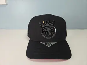 Gorra del America, Aguilas del America custom Hats, Black Snapback with logo de las Aguilas del America
