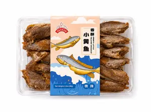 KANZAKI Dry Crispy Little Yellow Croaker Snack, 2.8oz(80g) Dried Seafood Treat
