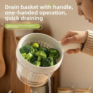 Double-layer kitchen drain basket