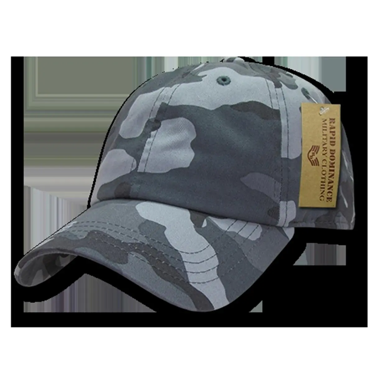 212 MAIN Rapid Dominance Camo Print Polo Caps - Urban Camo Style Fashion Accessory