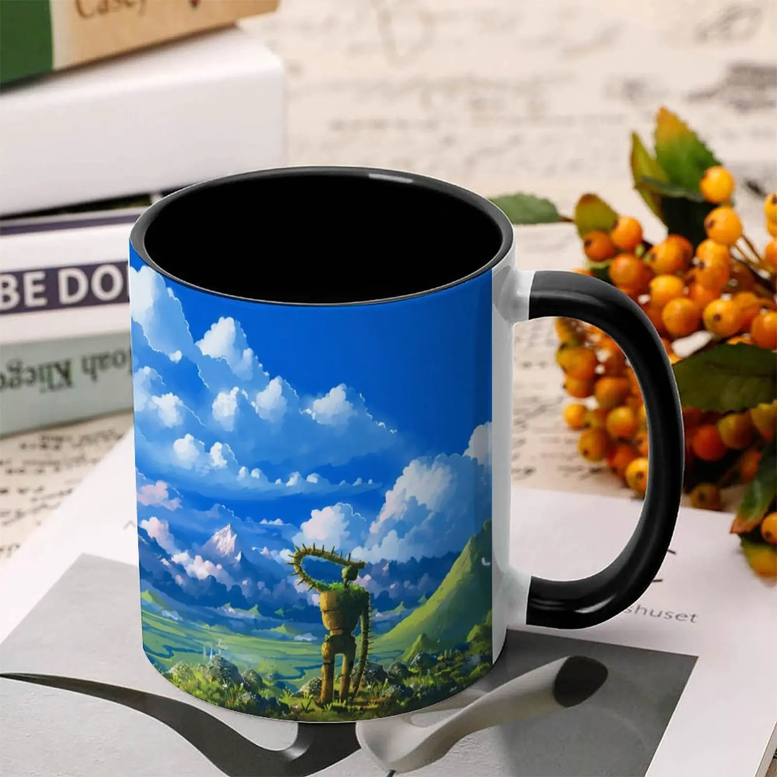 Castle in the Sky Mug: Ghibli Anime Ceramic Coffee Cup