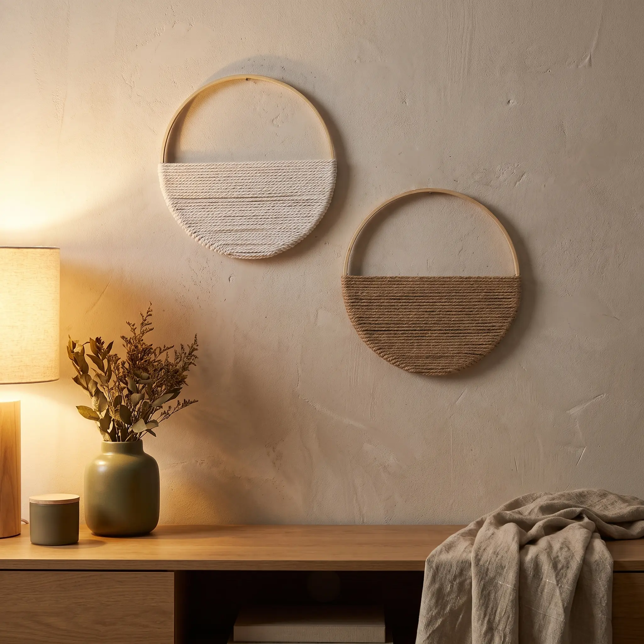 Macramé Wall Hanging — Set of Two