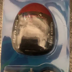 Solar powered bike light set