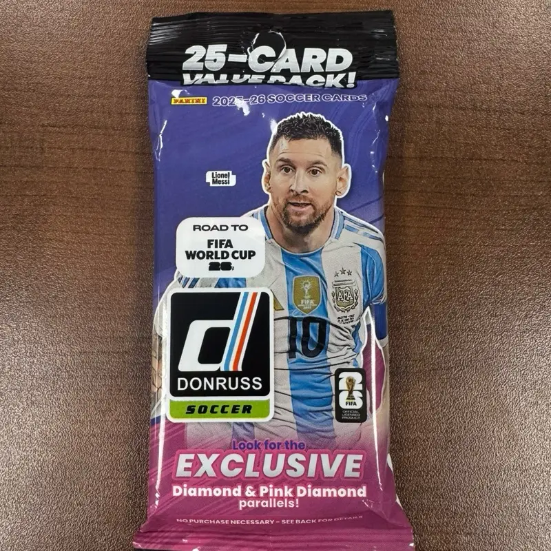 2025-26 Donruss Soccer Cards Value PACK 25 cards
