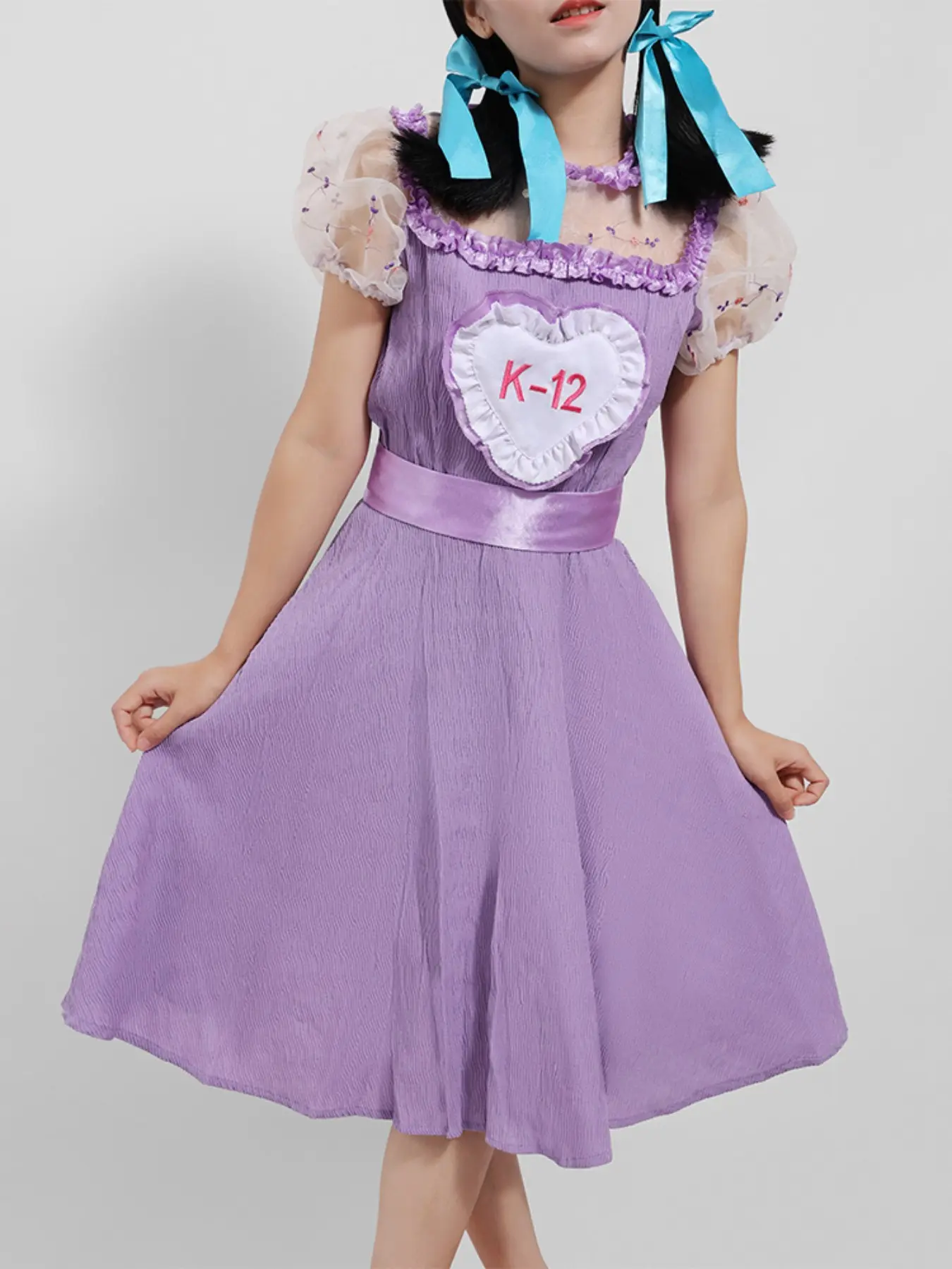 Movie K-12 Cosplay Costume Full Sets Pink Purple Slim Dress Uniform Suits  for Women Womenswear Outfit Halloween Carnival Party Clothes Roleplay -  TikTok Shop