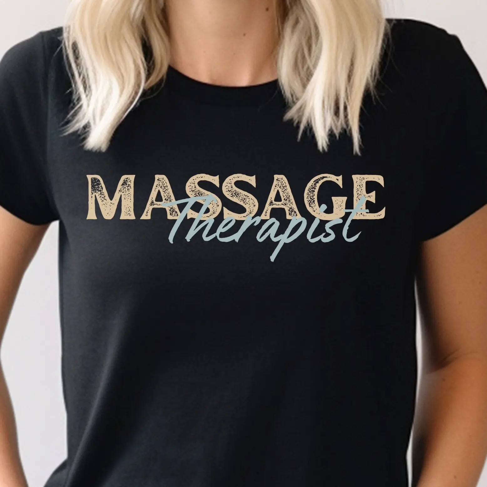 Massage Therapist T-shirt Bodywork Apparel Massage Therapy Apparel Therapeutic Massage T-shirt Massage Therapist Gift Spa Therapist Shirt R800MassaThera