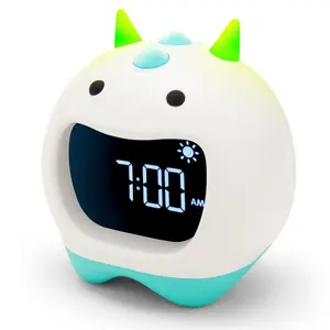 NESSI: Ready to Rise Children's Sleep Trainer, Night Light, Sound Machine and OK to Wake Alarm Clock for Kids