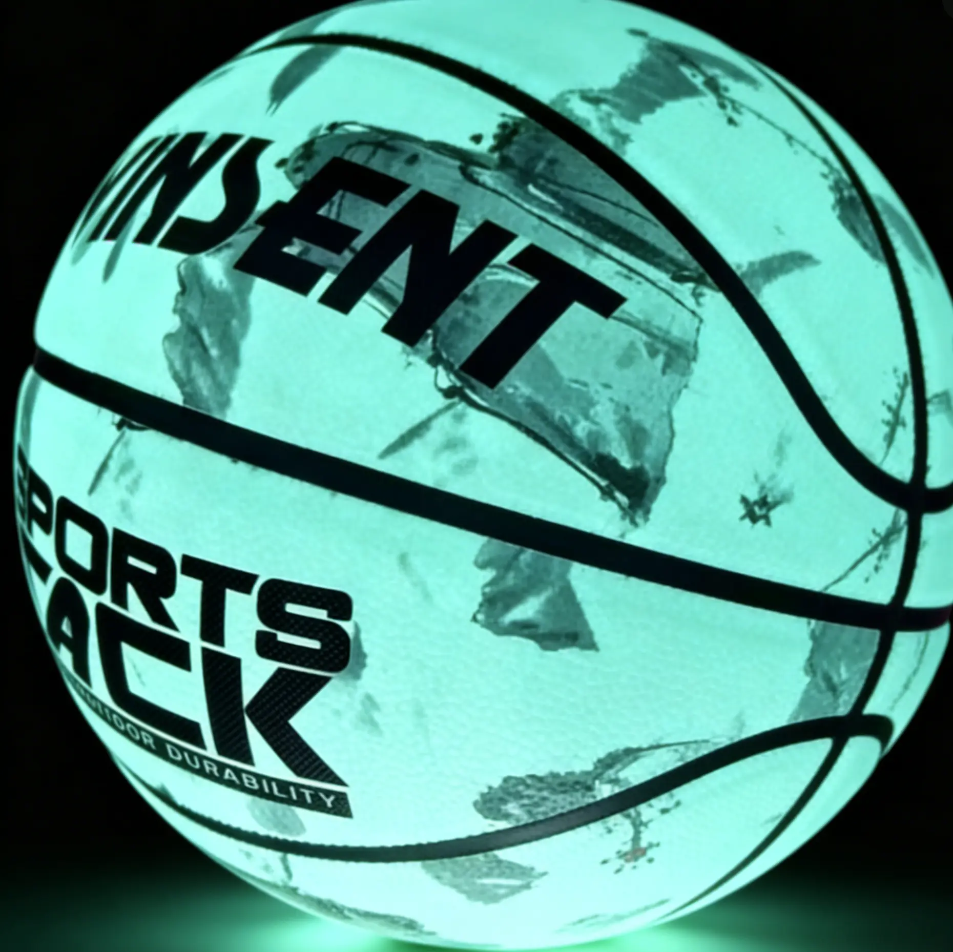 Premium Glowing Basketball High Brightness for Night Basketball Games Premium Glowing Basketball High Brightness for Night Basketball Games