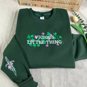 Vicious Little Thing Powerless Embroidered Sweatshirt, Powerless Hoodie, Kai Azer, Paedyn Gray, Lauren Roberts, Booktok Merch, Reckless Book