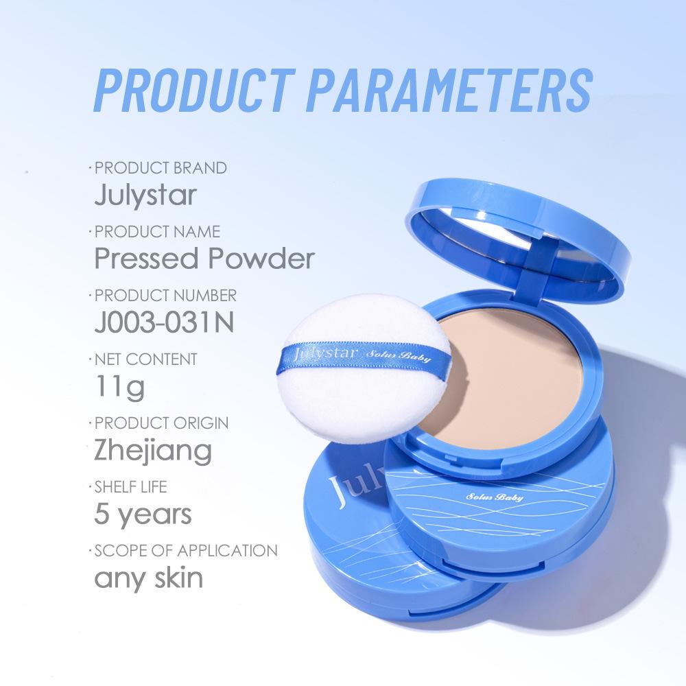 Long-Lasting Oil Control Concealer Powder, Waterproof Lightweight Natural Makeup Finish, Covers Facial Imperfections and Blemishes, Setting Powder for Flawless Look, Ideal for Daily Wear and On-the-Go Touch-Ups