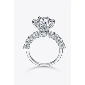 Moissanite 5 Carat Stone Ring