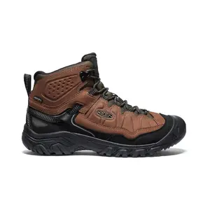 Keen Men's Targhee IV Waterproof Hiking Boot in Bison Black
