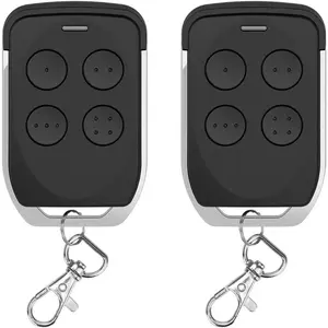 2 Gate Opener Remote Control Transmitter for Automatic Gate Opener Hardware Control, Replacement for Electric Opener Keychain Remote Security Kit