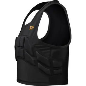 Vest for Women Chest Protector Padded Compression Vest for Sports Karate Football Breast and Rib Protection