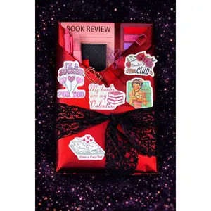 Lit Up | Spark Edition - Book Gift Set with Pen Highlighter Stickers Paperclips Bookmark Review Card Annotation Tabs Perfect for Gifting or Personal Reading