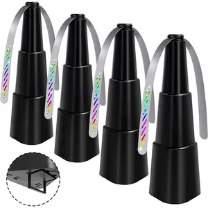 4 Pack Fly Fan for Table,Food Indoor Outside,Portable Outdoor Picnic Fan,Batteries Powered