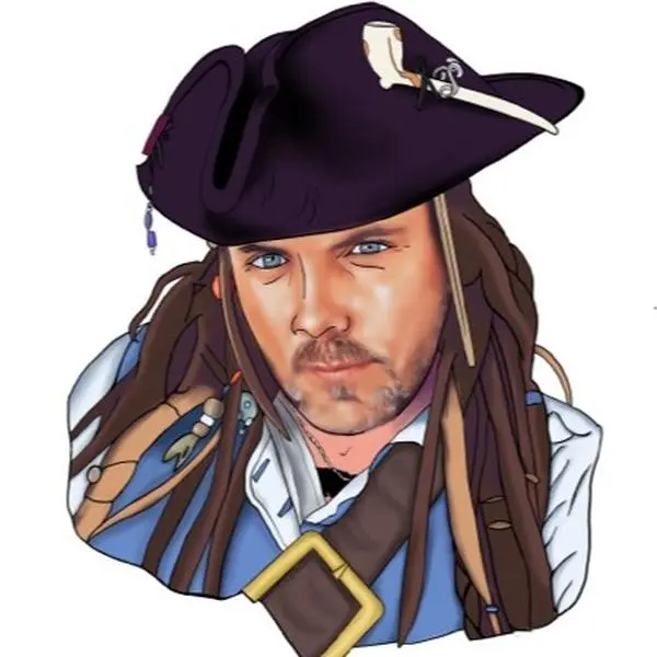 Pirate Sticker - Sparrow