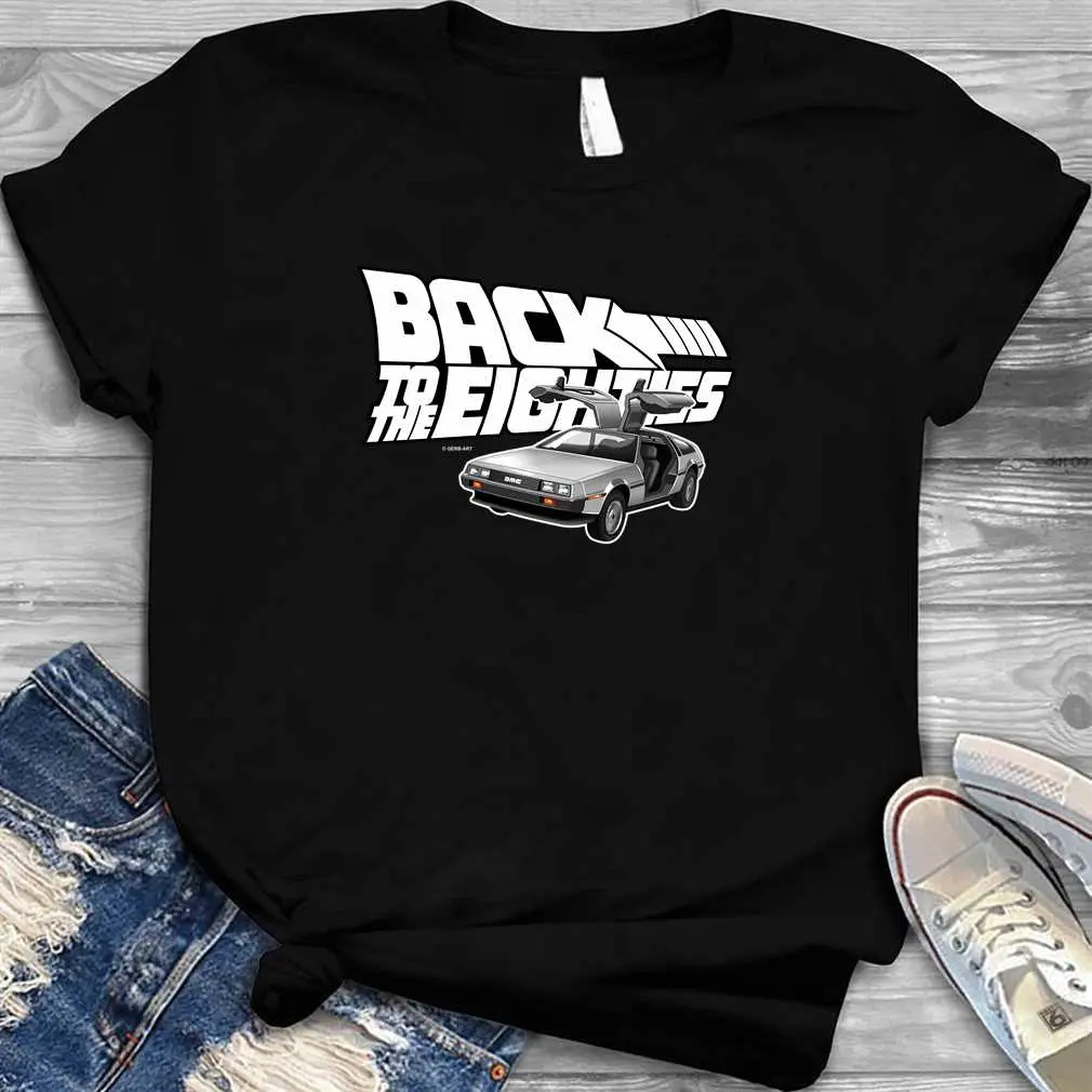 Delorean Back To The Future 80S Style T-Shirt