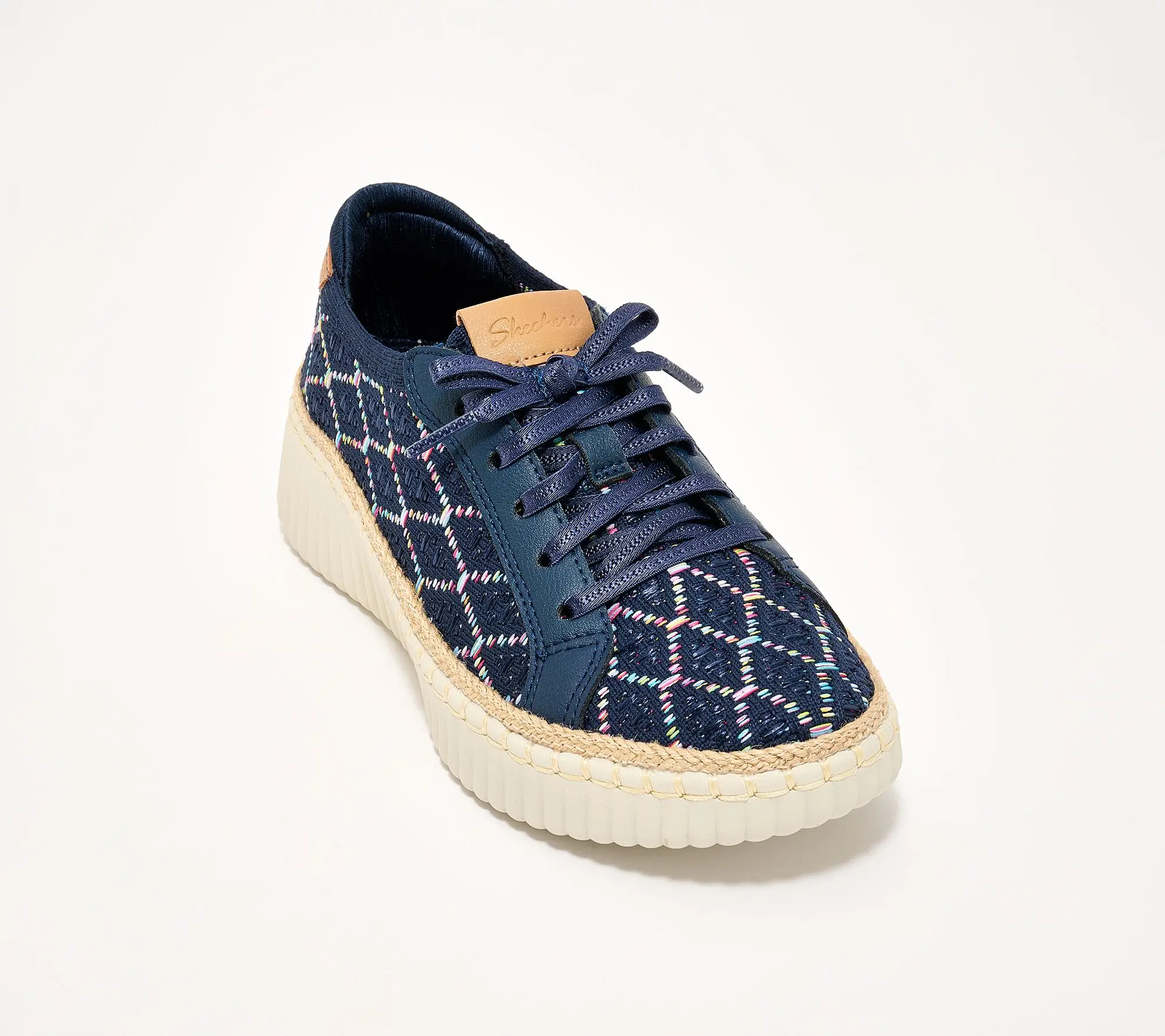 Skechers Wilshire Blvd Multi Knit Fixed Lace Sneakers