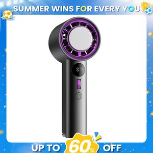 Antarctic Star Handheld Fan, 100 Speeds, Cooling Tower Mode, 13,000 RPM Max, 3000mAh, Digital Display, Ice Compress Function, 8H Runtime, Carabiner for Desktop or Carry, 4 Quick Presets (25/50/75/100), Portable Personal Fan for outdoor home office tiktoks