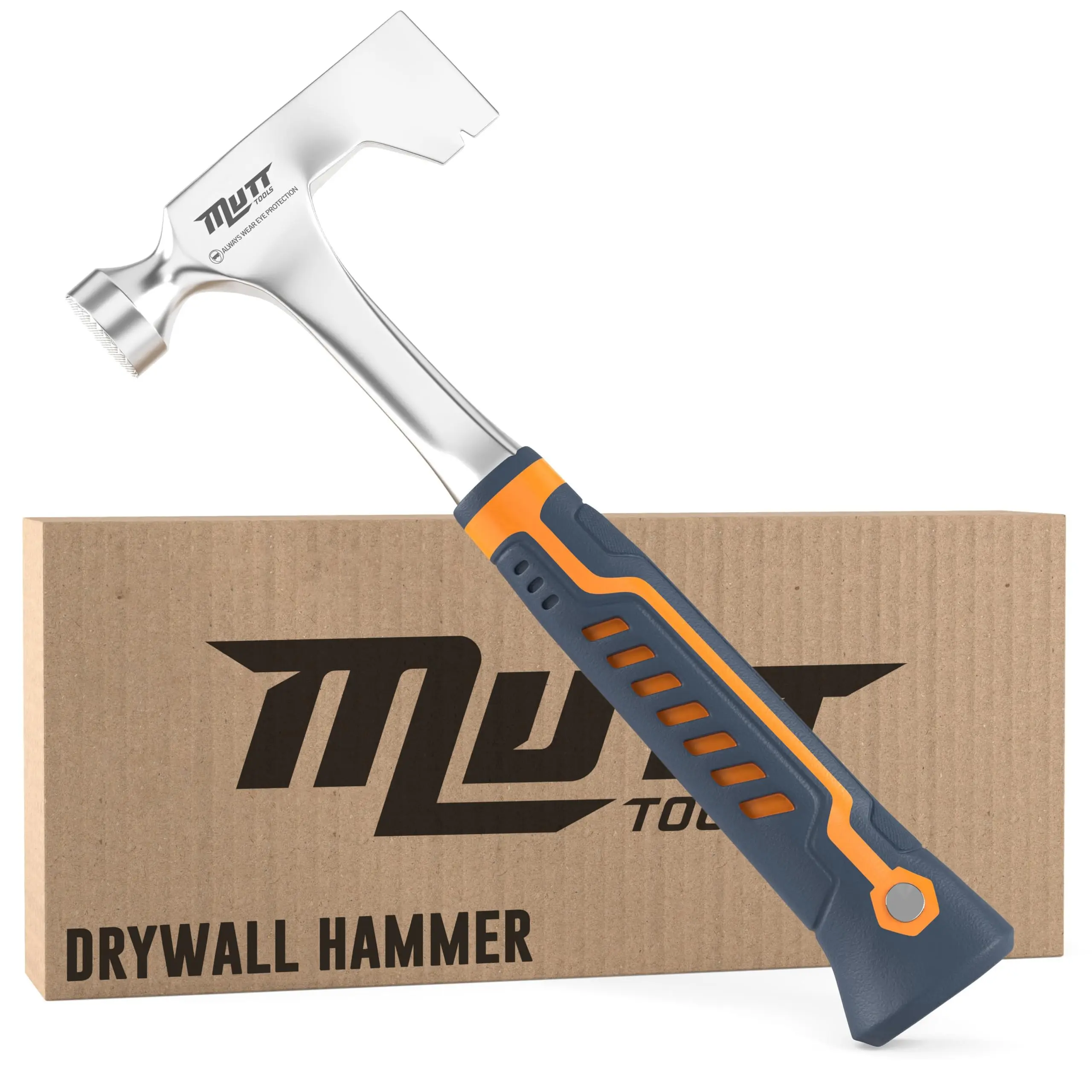 Mutt Tools Professional Drywall Hammer Hatchet - 14oz Head Grip Lath For Installation And Demolition