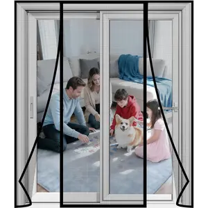 Digram Screen Door polyethylene Terephthalate Mesh,Door Screen Closure for Door,Door,Fit Door Size 72" X 80"