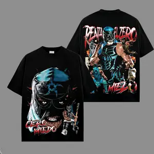 Vintage Penta El Zero Miedo Retro Premium 100% Cotton T-Shirt, The Lucha Brothers Fans, Penta El Zero Miedo Fans, Rey Fénix Fans, Hustle Loyalty Respect Wrestling T-Shirt, Iconic WWE Legend Merch wind breaker world tshirts
