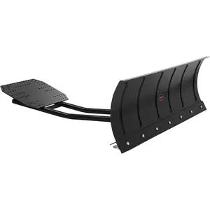 VEVOR Snow Plow Kit, 48in Universal Snow Plow Attachment, Height & Left-Right Adjustable, Quick to Detach, Steel ATV Scrape Blade, 3 Mount Options, Efficient Snows Clearing, for Most ATVs & UTVs