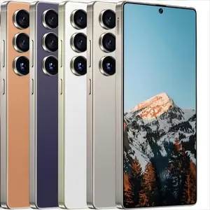 2025 new 25  unlocked edition 5G Android smartphone with high-definition display, front camera, rear camera, large capacity battery, dual SIM, built-in pen, facial unlock support, comes with charger, headphones, and phone case