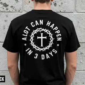 Resurrection Sunday Christian Easter T Shirt Unisex Religious Holiday Top Men S Scripture Tee Gift