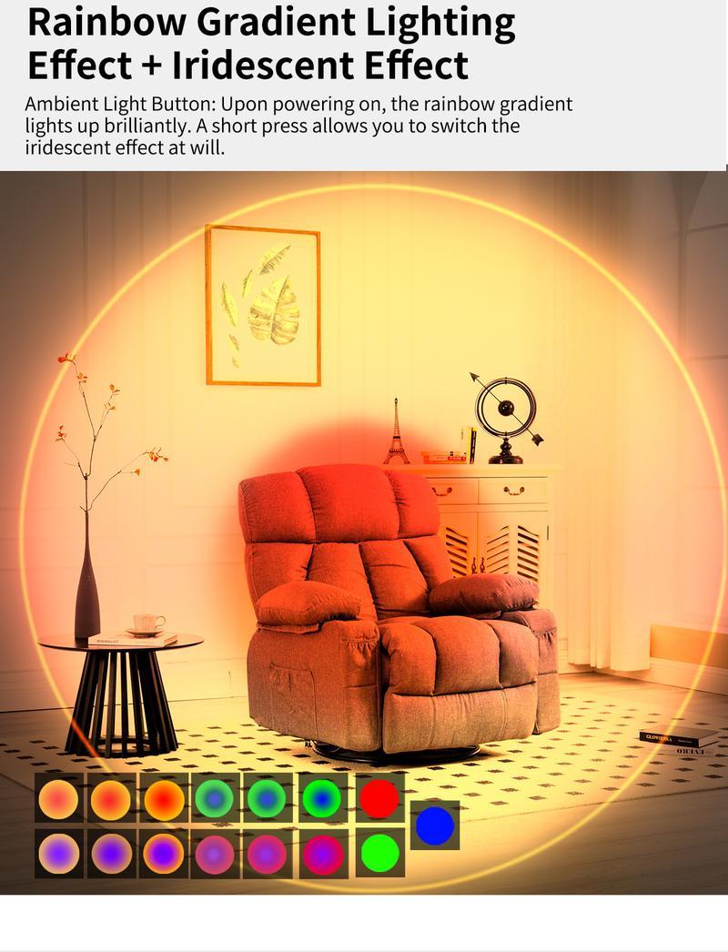 Smart Rechargeable LED Night Light with Motion Sensor | RGB Gradient & Dimmable Wall Lamp | Magnetic Stick-On Design, USB Charging, Long-Lasting Battery | Perfect for Halloween, Bedroom, Stairs, Hallway & Entryway Decor