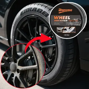 Automobile hub repair paste, alloy hub scratch repair, automobile maintenance polishing wax, suitable for rust removal and cleaning, 100g，Caraccessory，Clean ingredients