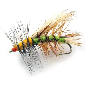 Stimulator Dry Fly Fishing Flies | 12 Flies | Hook Sizes 10, 12, 14 & Asst - Green & Yellow Terrestrial Pattern - Trout Flies