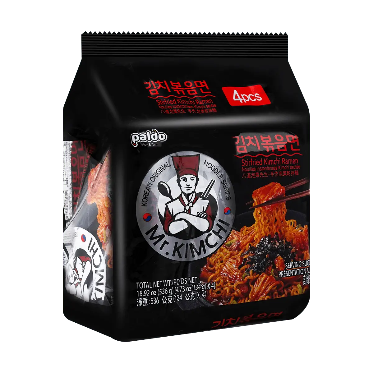 PALDO Mr.KimchiI Stir-fried Bundle 134g*4
