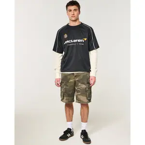Hollister Camo Baggy Cargo Shorts