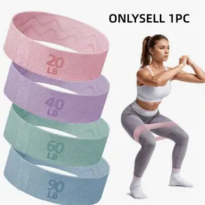 Fabric Resistance Band, Leg and Hip Training Resistance Bands, Yoga Pilates Rehabilitation Fitness Elastic Bands