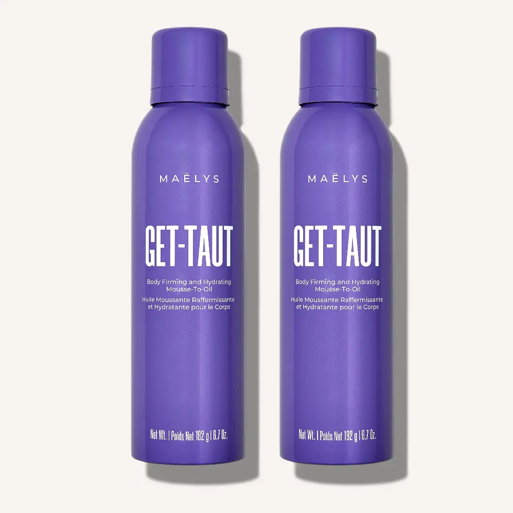 MAËLYS GET-TAUT Body Firming and Hydrating Mousse-To-Oil x 2 | Packed With Glaucine + Squalane